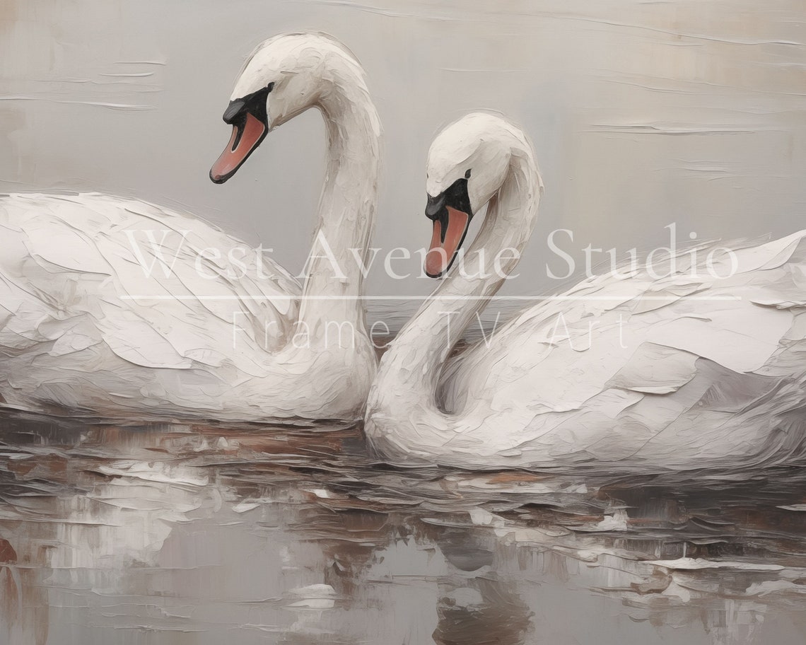 Spring Valentine Set of 20 Vintage Floral Bunny Swan Art Prints Bundle - Image 4