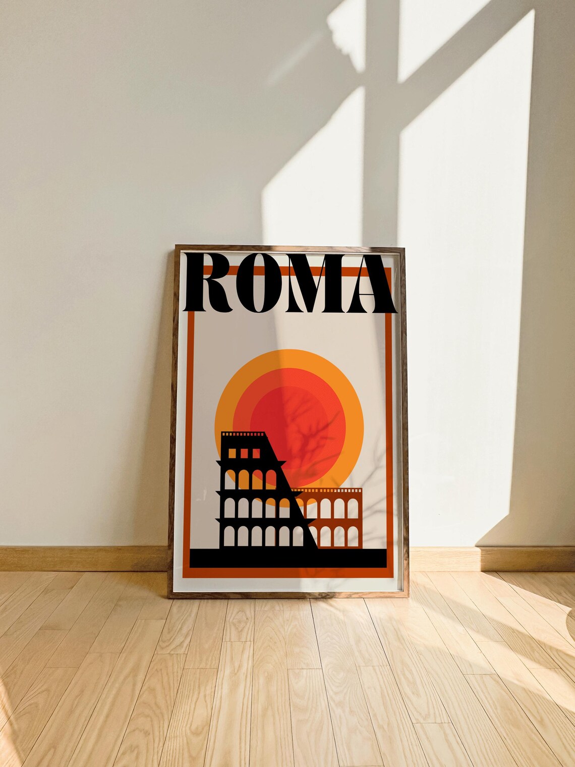 Roma Colosseum Italy Vintage Travel Poster - Image 4