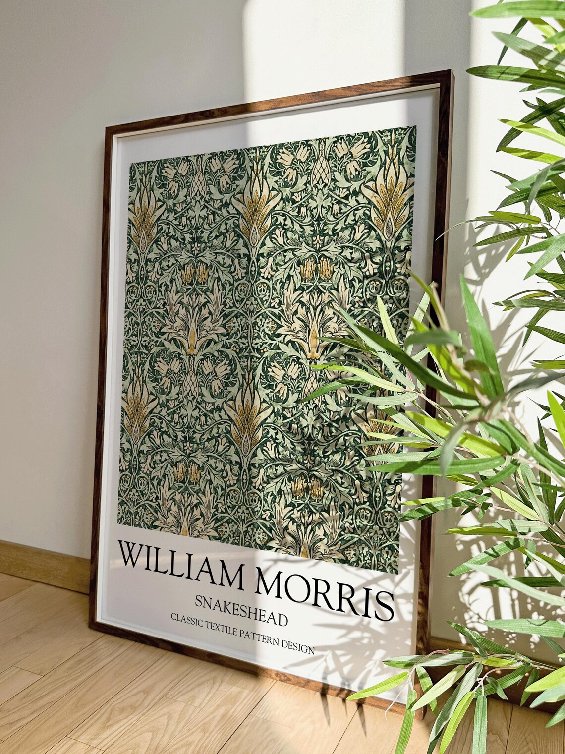 William Morris Snakeshead Vintage Poster - Image 3