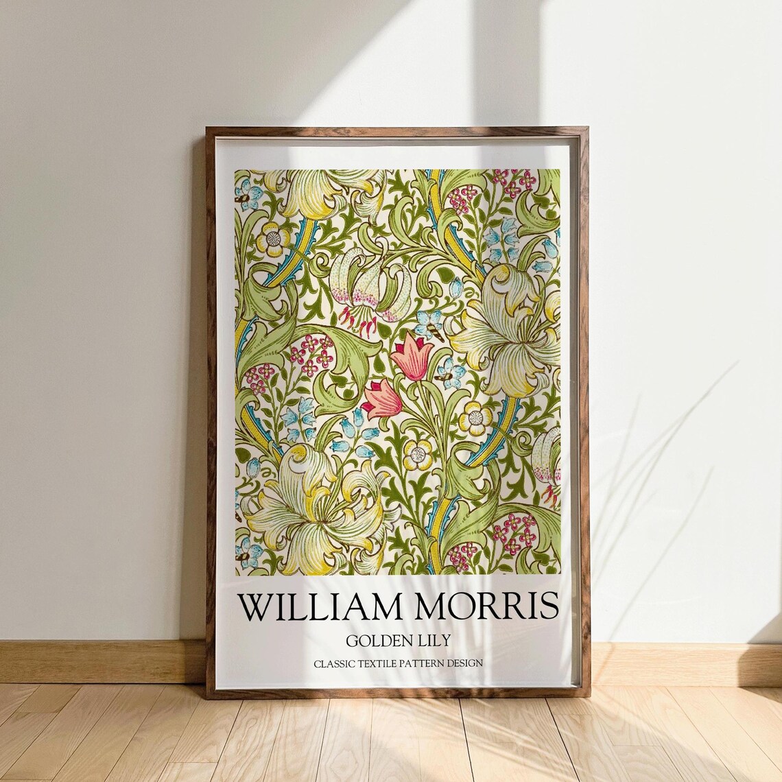 William Morris Golden Lily Vintage Poster