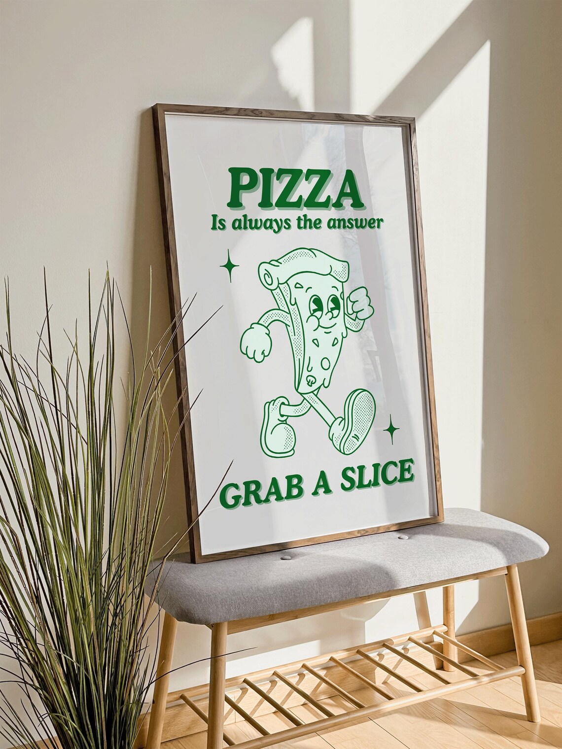 Pizza Is Always The Answer, Retro Kitchen Diner - Image 2