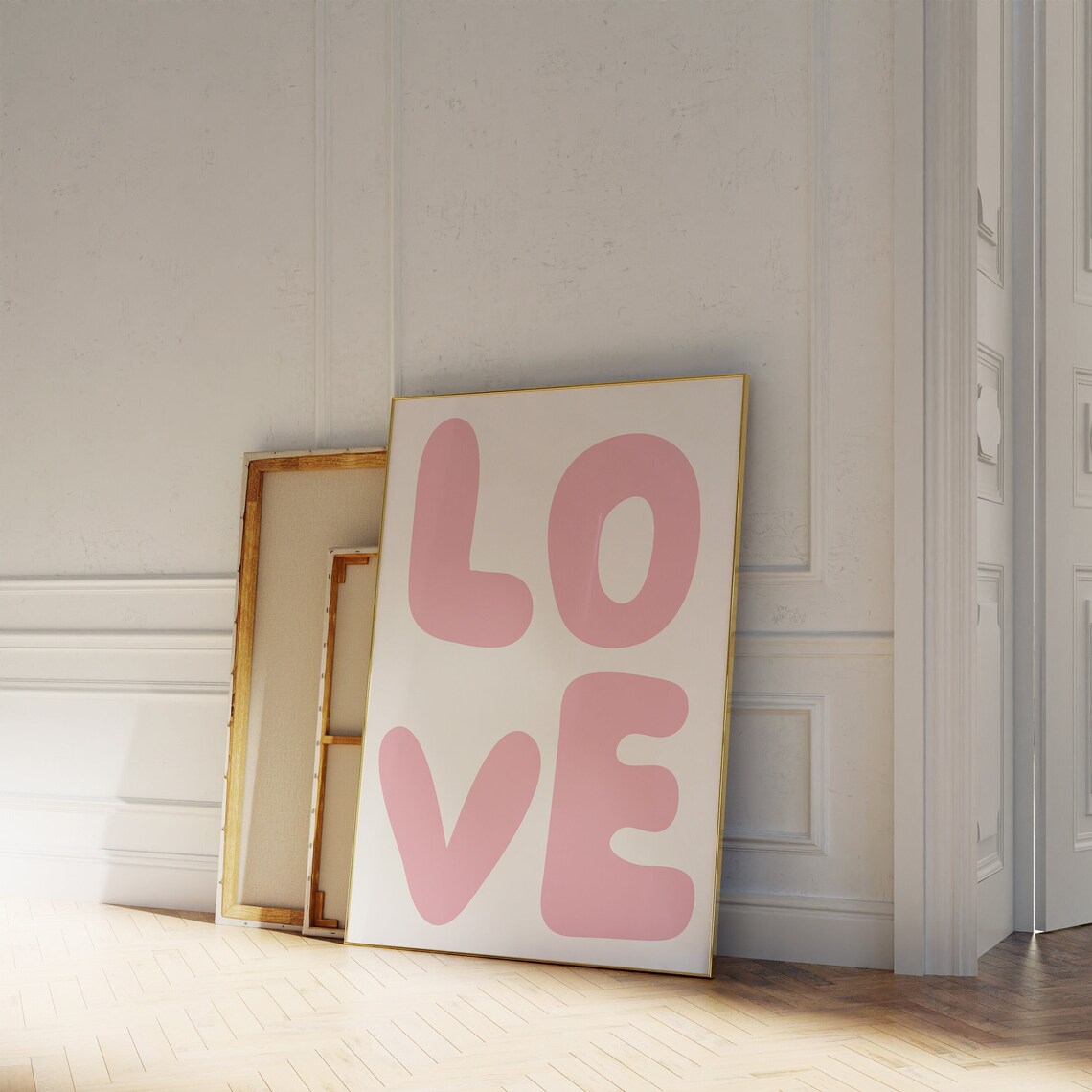 Love Retro Aesthetic Typography Art Print - Image 2