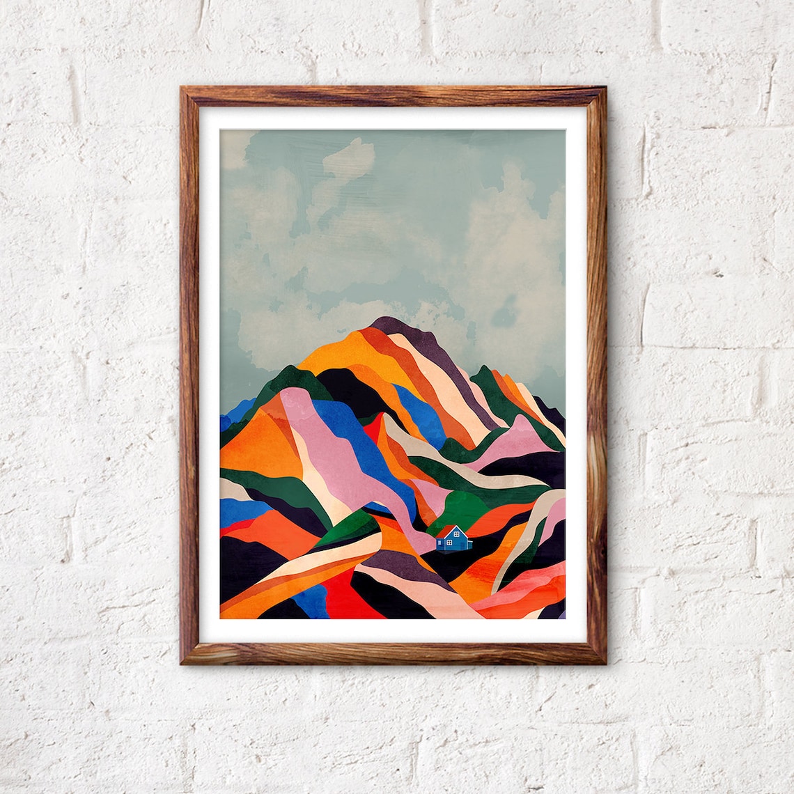 Sugar Mountain Landscape Art Print - Image 3