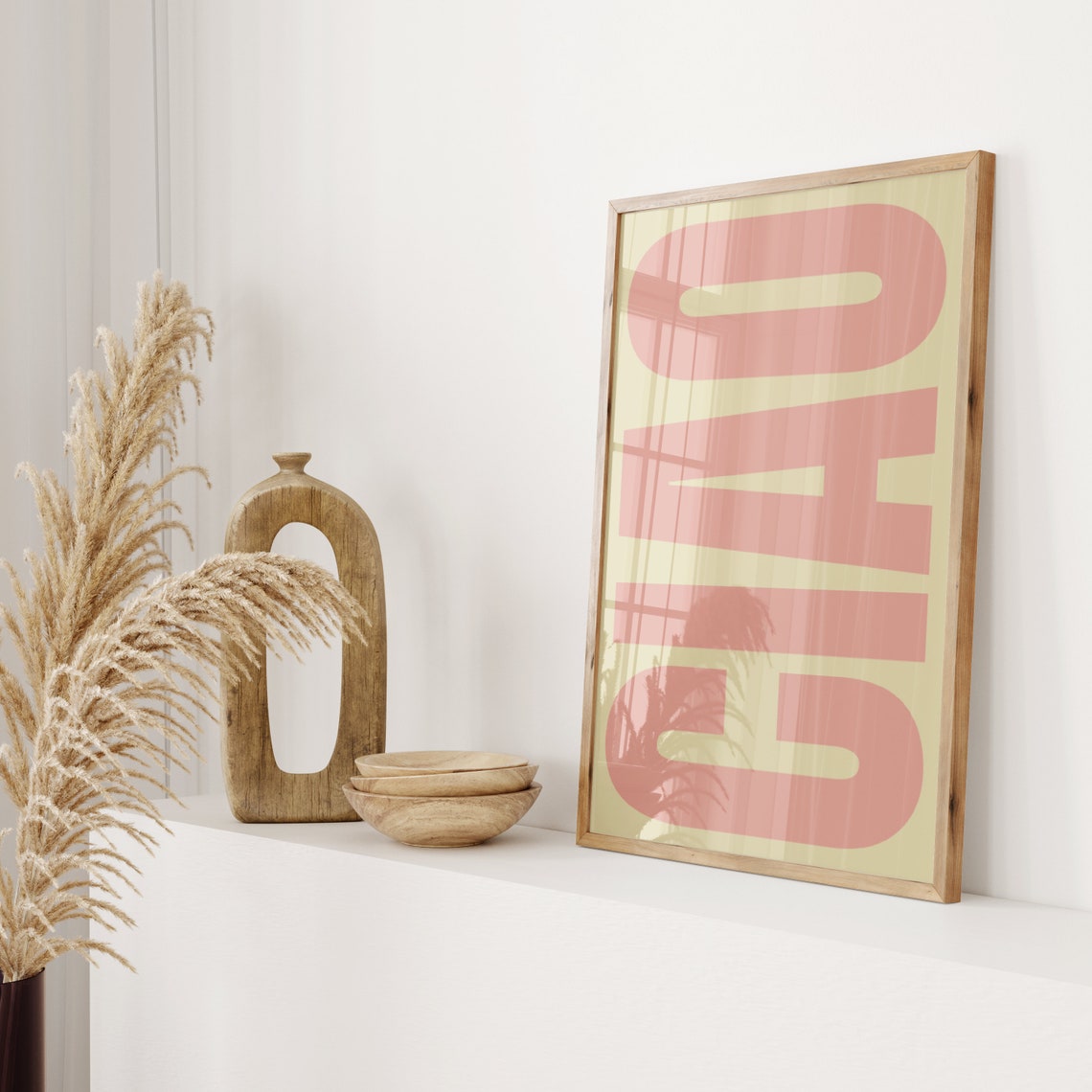 Ciao Poster Italy Art Print, Retro Pastel Decor