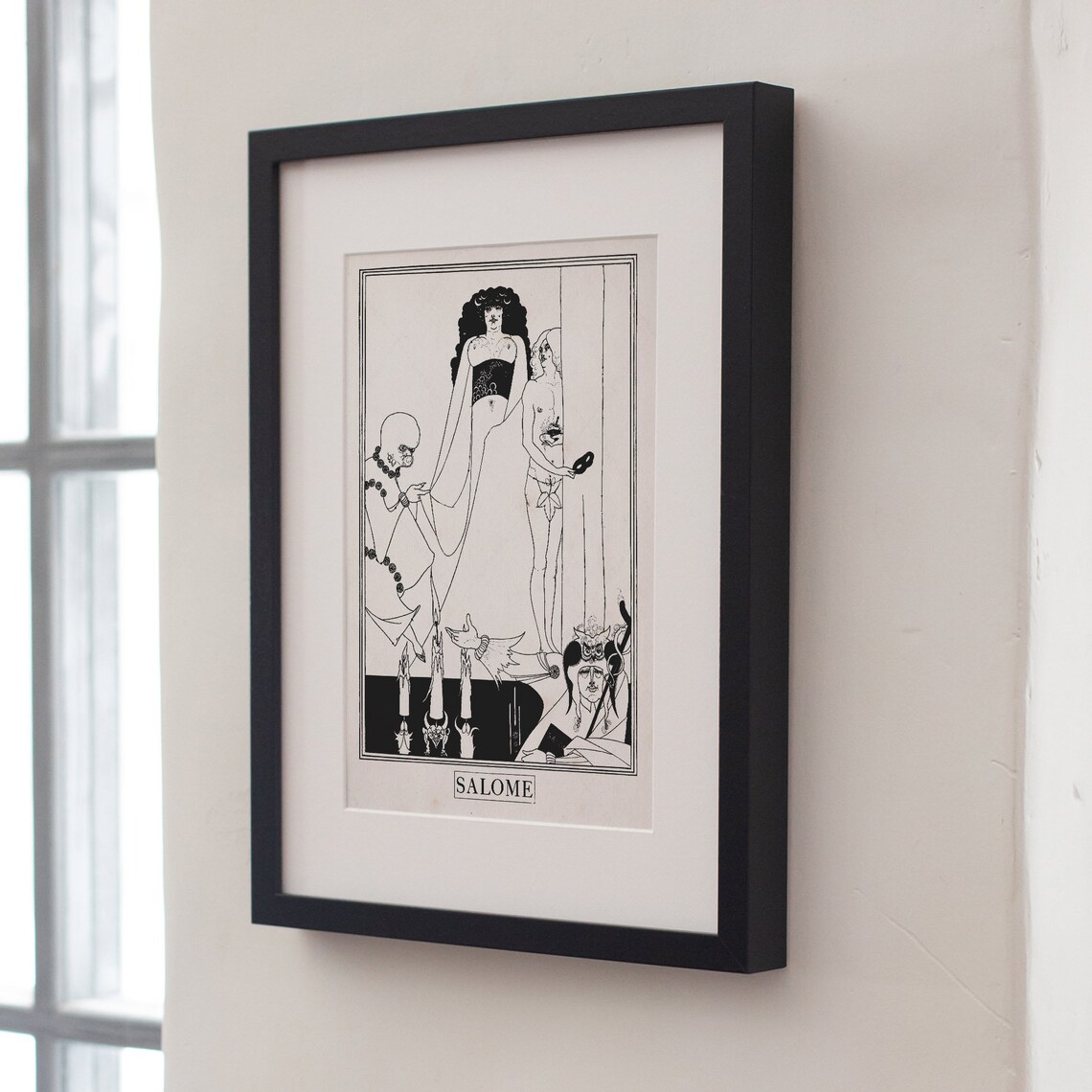 Salome Oscar Wilde Aubrey Beardsley Art Nouveau Illustration Poster - Image 3