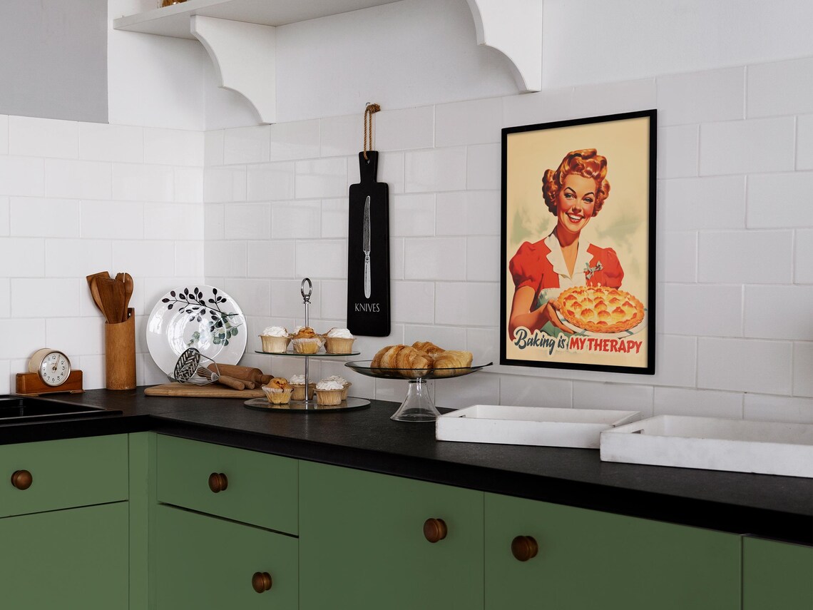 Atomic Age Funny Kitchen Wall Art, Retro Print - Image 2