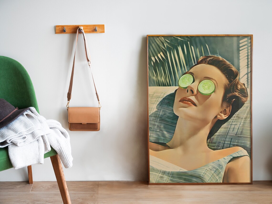 Spa Retro Poster, Beauty Salon Wall Art Print - Image 5