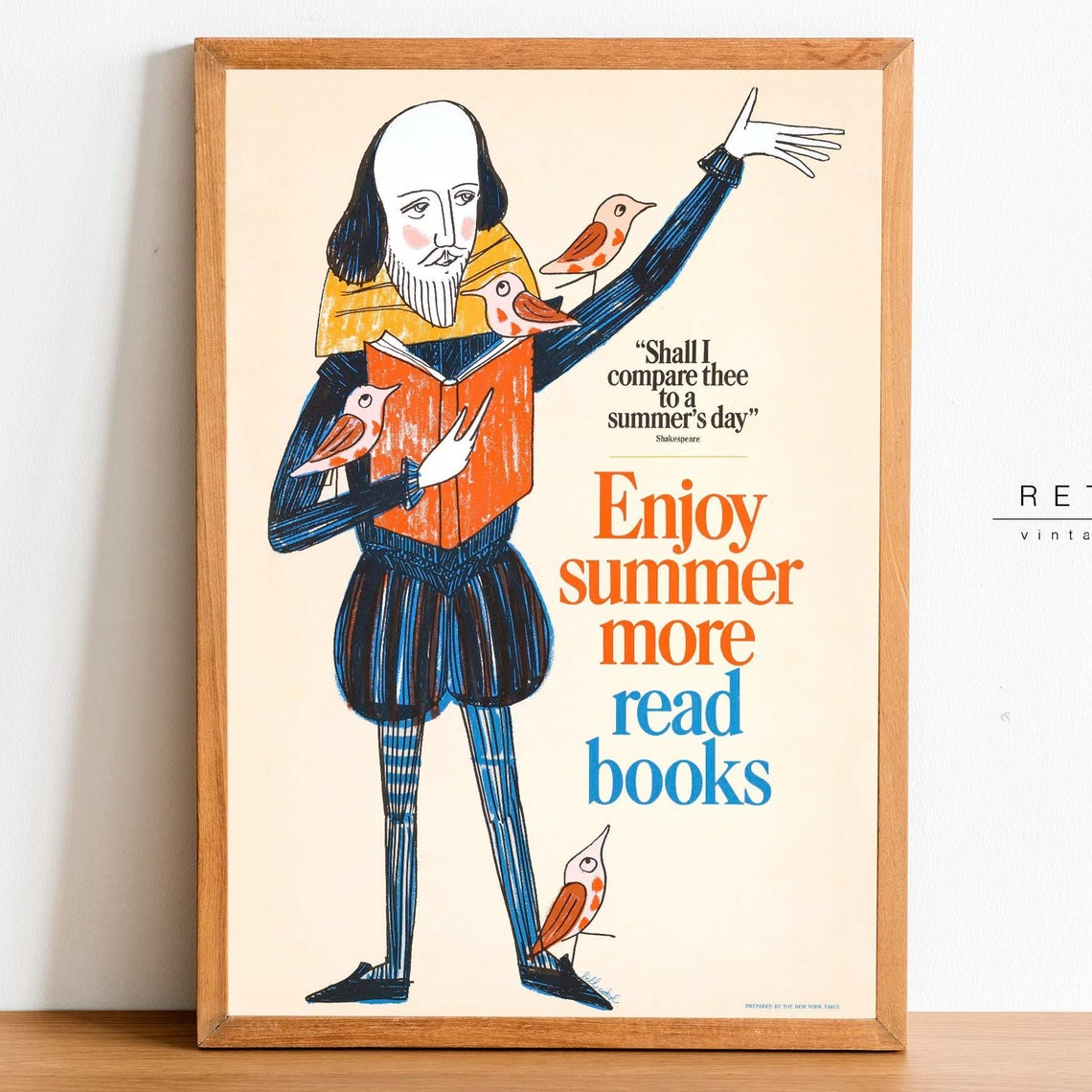 Shakespeare Summer Reading Enjoy More Books Library Promo Poster