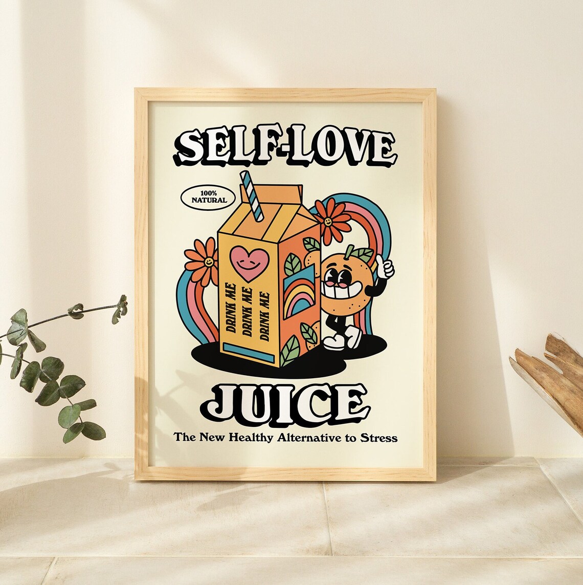 Creative Juice Vintage 70s Poster Art Print