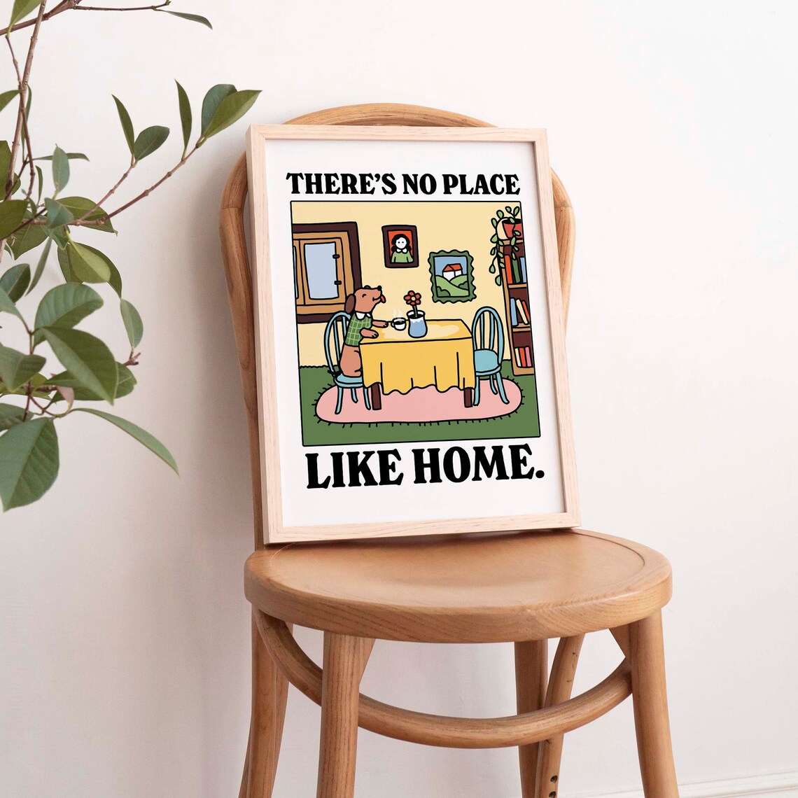 There's No Place Like Home Dog Quote Poster - Image 3
