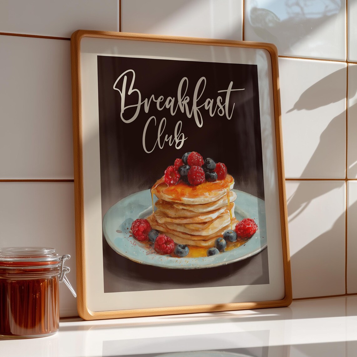 Breakfast Club, Retro Brunch Diner Art Print