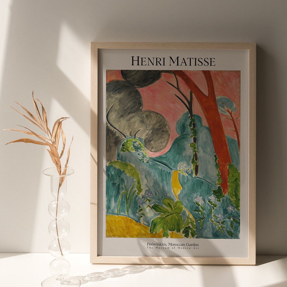 Henri Matisse Periwinkles Moroccan Garden Fauvist Landscape Poster - Image 4