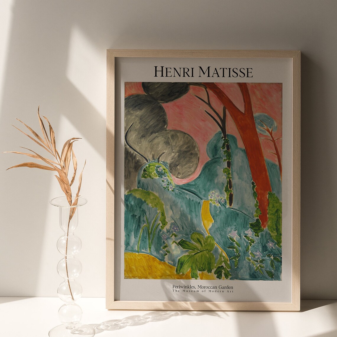 Henri Matisse Print Minimalist Abstract Landscape Painting Midcentury Modern Bedroom Wall Art Decor - Image 4