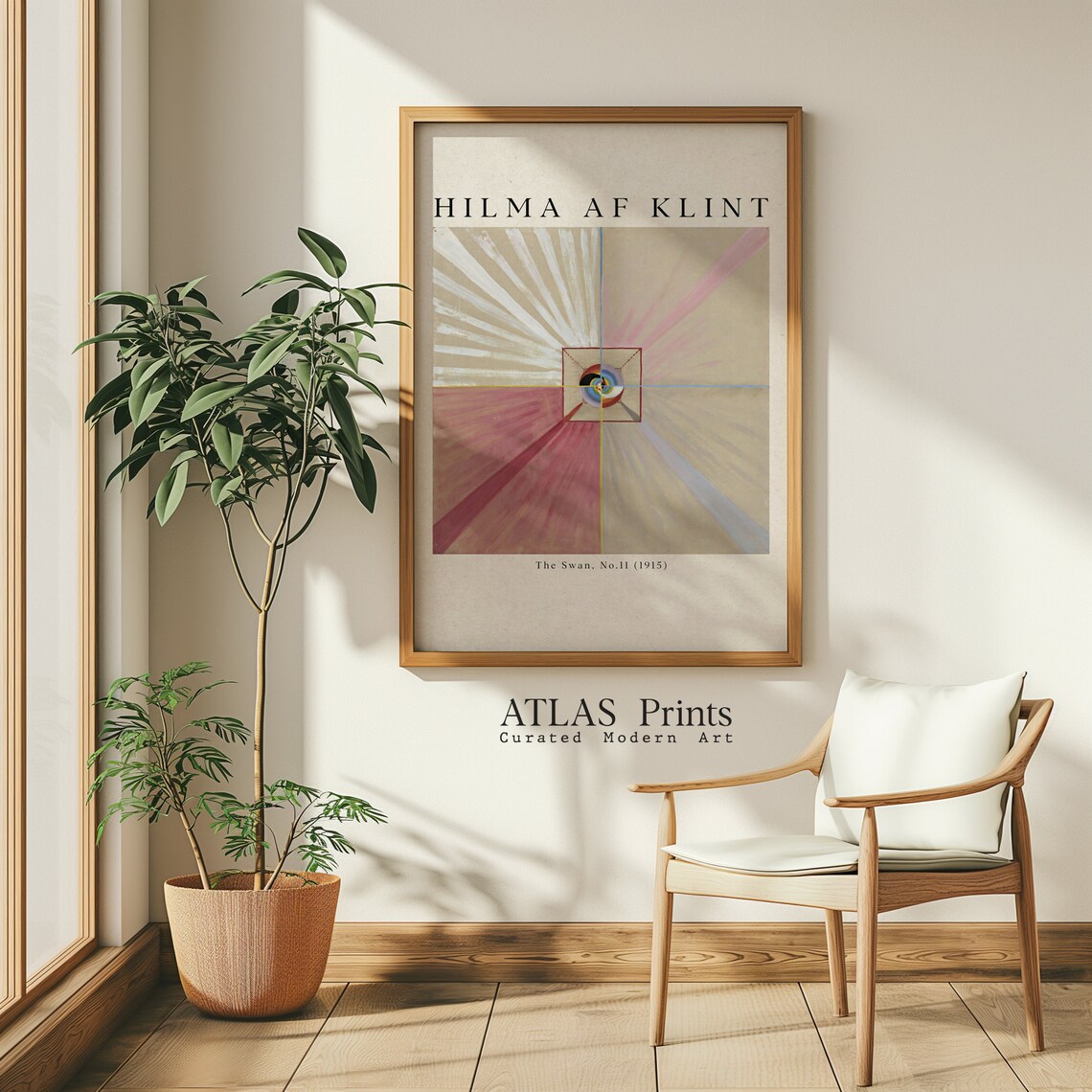 Hilma af Klint The Swan Number 11 1915 Abstract Spiritual Poster - Image 3