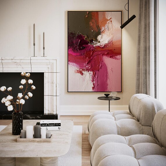 Abstract Color Explosion In Paint Artwork Wall Art