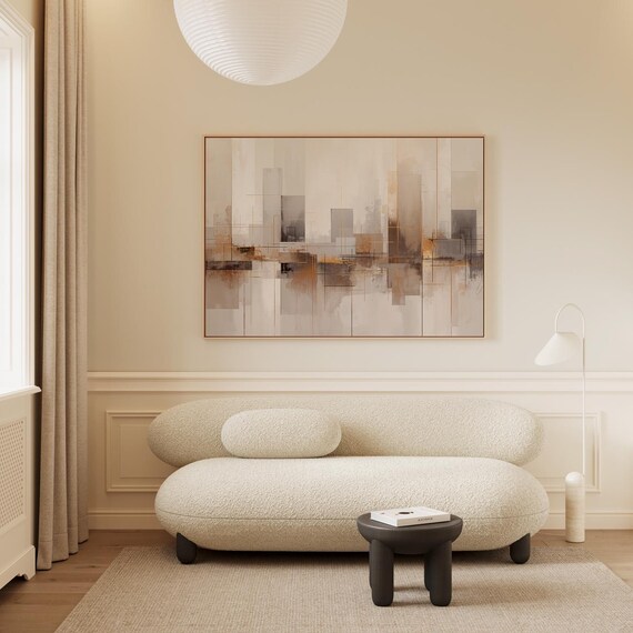 City In Abstract Harmony Artwork Wall Art