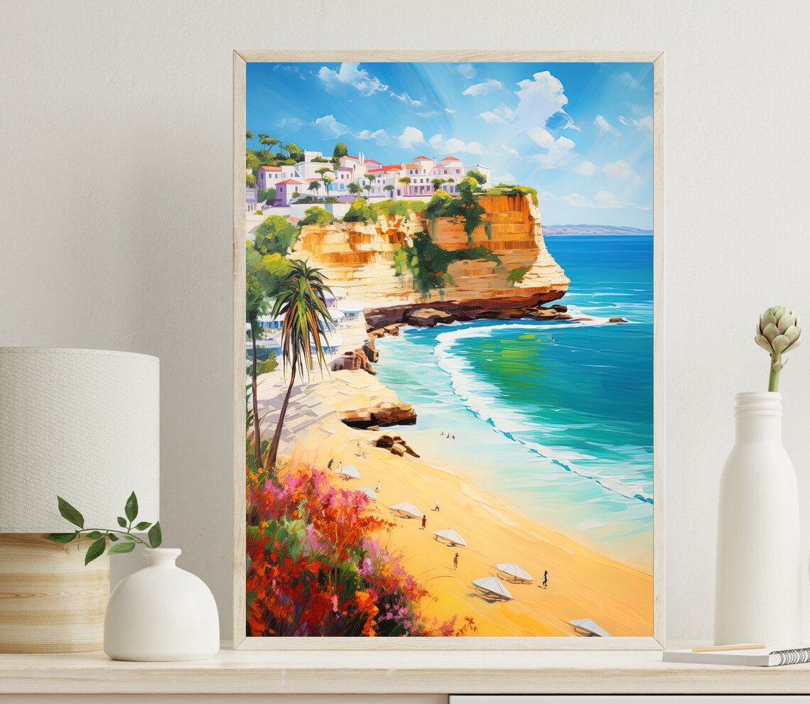 Algarve Art Print, Portugal Travel Poster