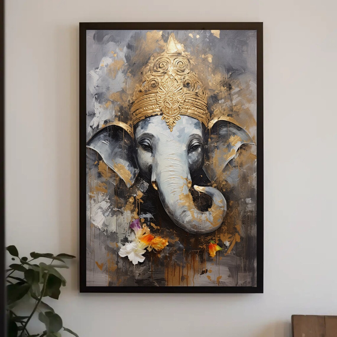 Ganesha Hindu God Indian Wall Decor Art Print
