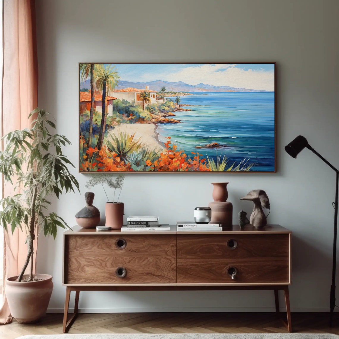 Baja California Mexico Painting Mexican Art Mexican Home Decor Framed And Poster Ready To Hang