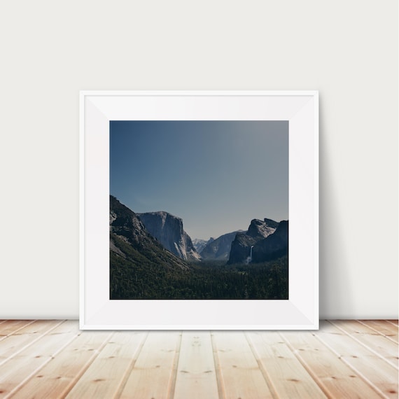 Yosemite National Park El Capitan Valley View California Scenic Poster