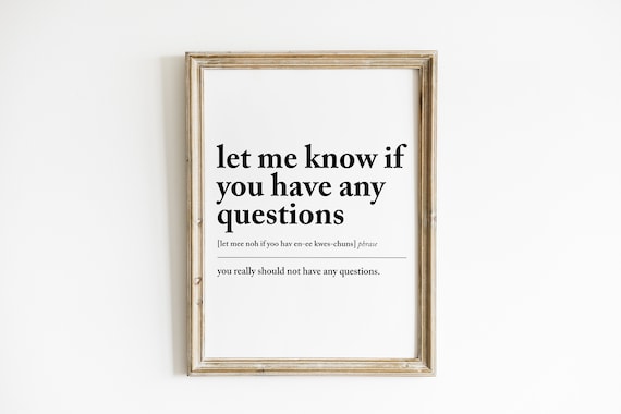 Funny Office Sign, Home Office Decor