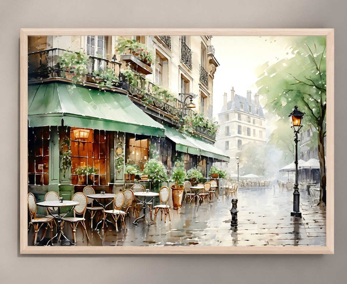 Paris Travel Poster, Parisian City Wall Art - Image 4