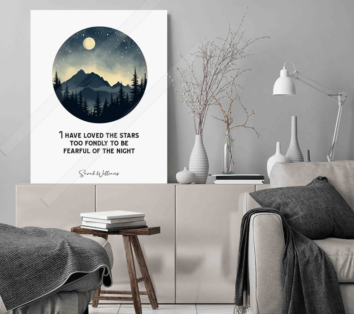 Sarah Williams Quote Art Print, Literary Poster - Image 2
