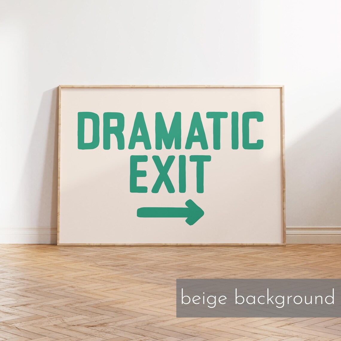 Dramatic Exit Hallway Entryway Welcome Art Print - Image 4