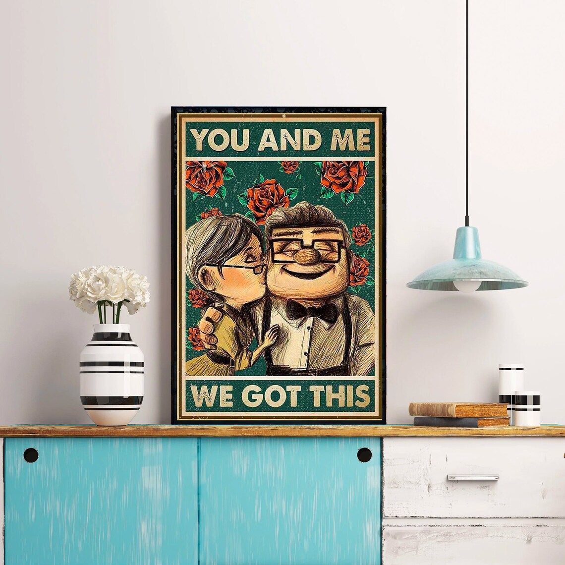 Carl And Ellie You And Me We Got This Vintage Couple Romance Poster - Image 4