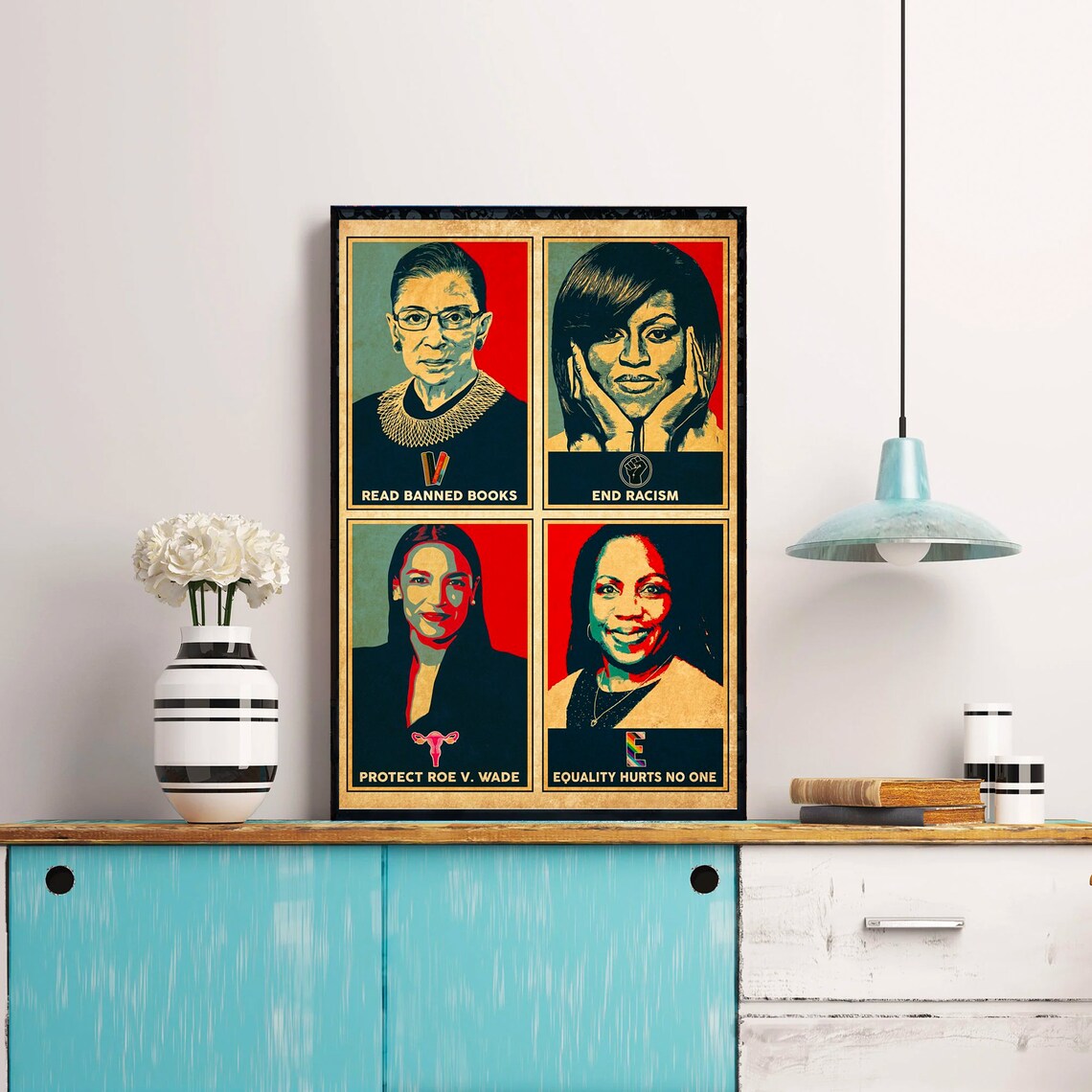 Hope Style Women Activism Equality Political Protest Movement Gift Poster - Image 3