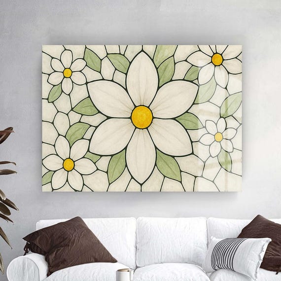 Tempered Glass Wall Art Extra Large Decor Living Room Home Stained Painting For Bedroom Housewarming Gift