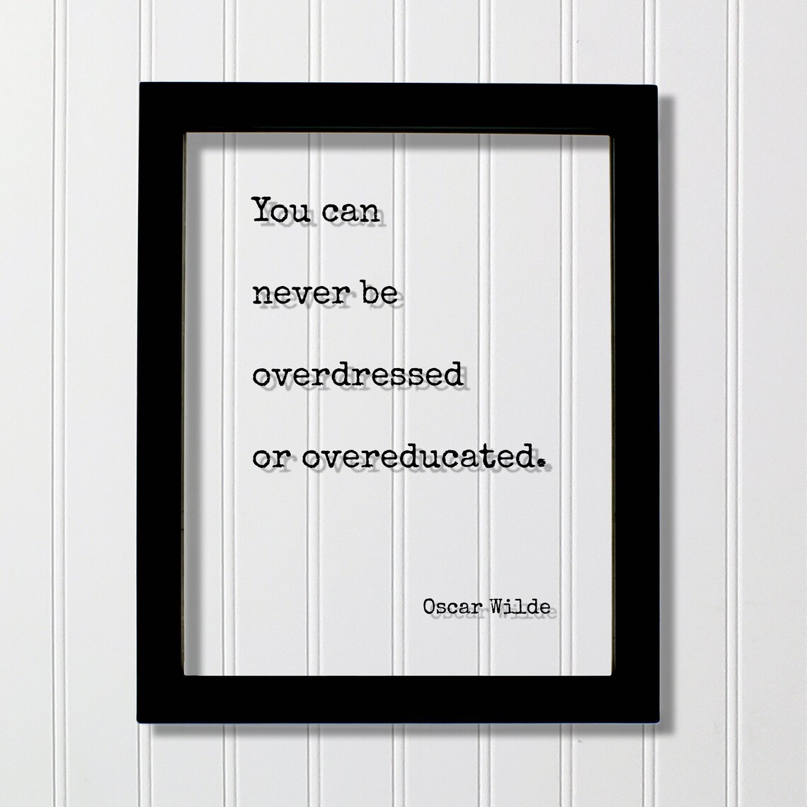 Oscar Wilde Quote Art Print, Minimalist Decor