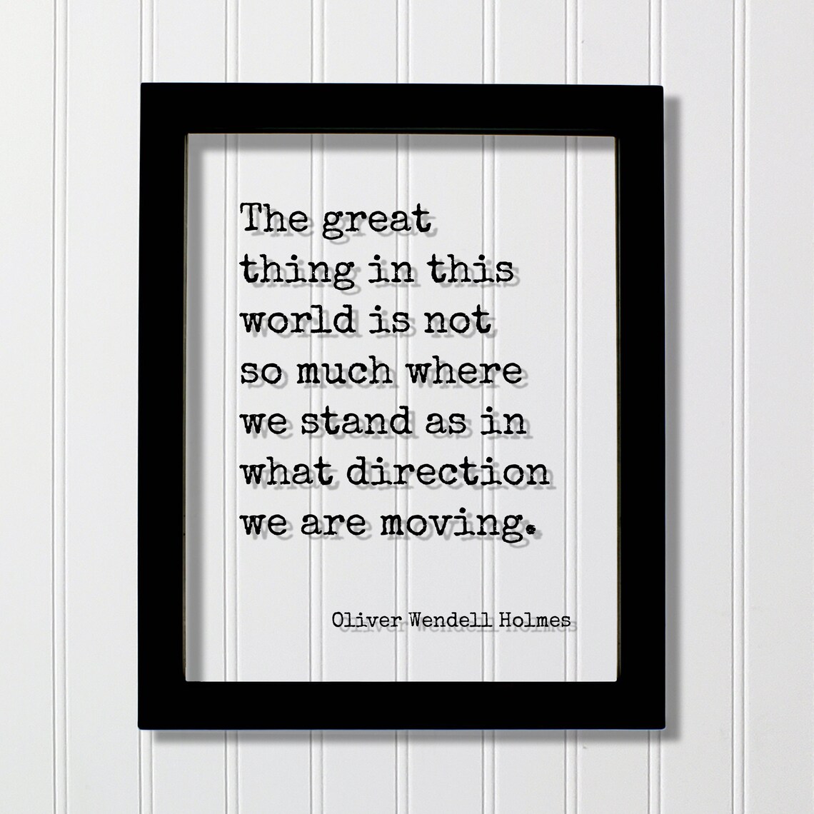 Oliver Wendell Holmes Quote Poster, Typography Print