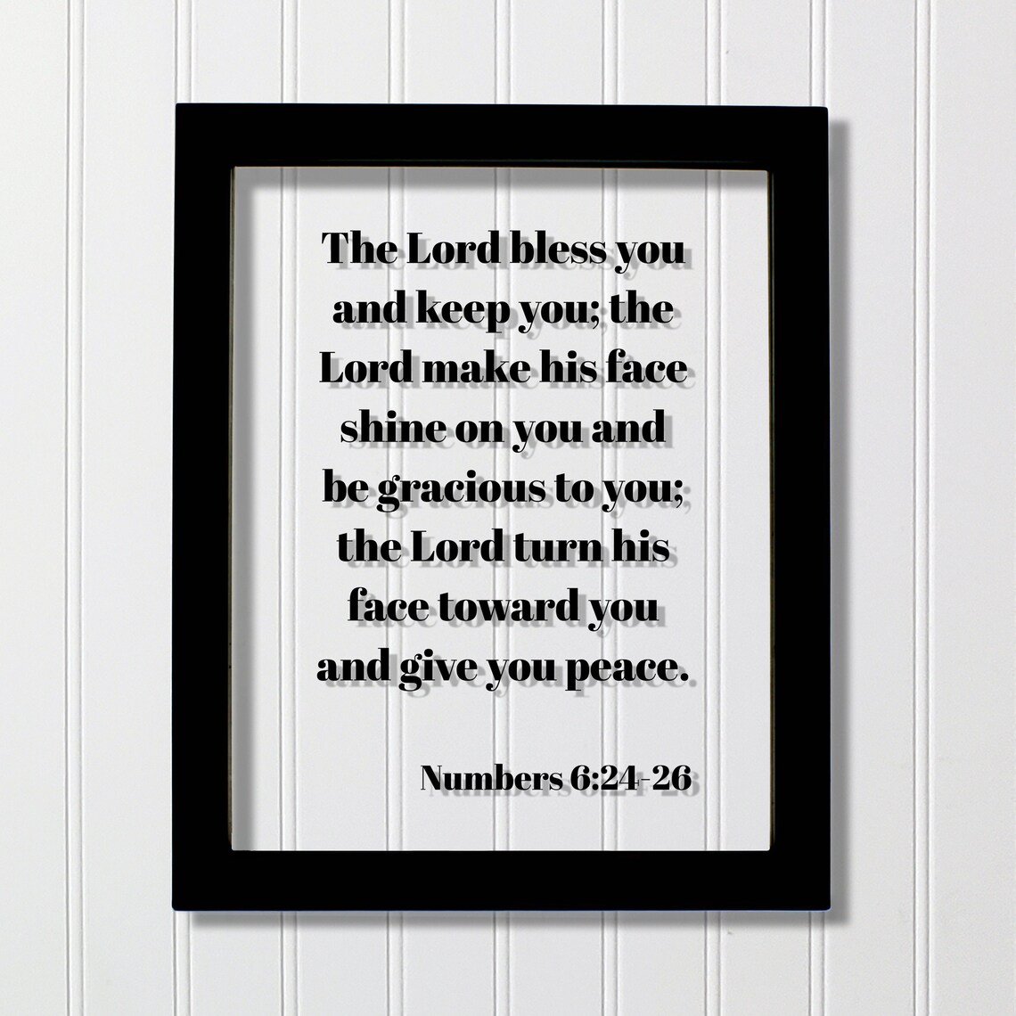 Numbers 6:24-26 Blessing Scripture Art Print