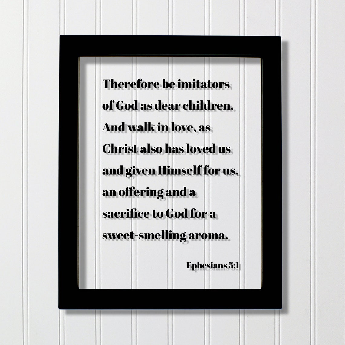 Ephesians 5 1 Bible Verse Walk In Love Scripture Wall Poster