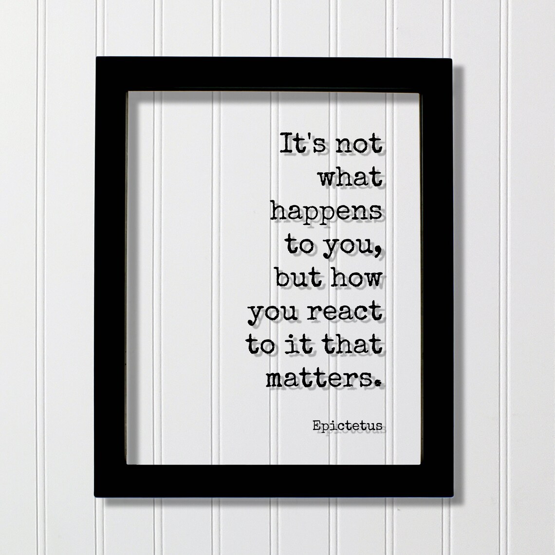 Epictetus Quote Art Print, Business Attitude