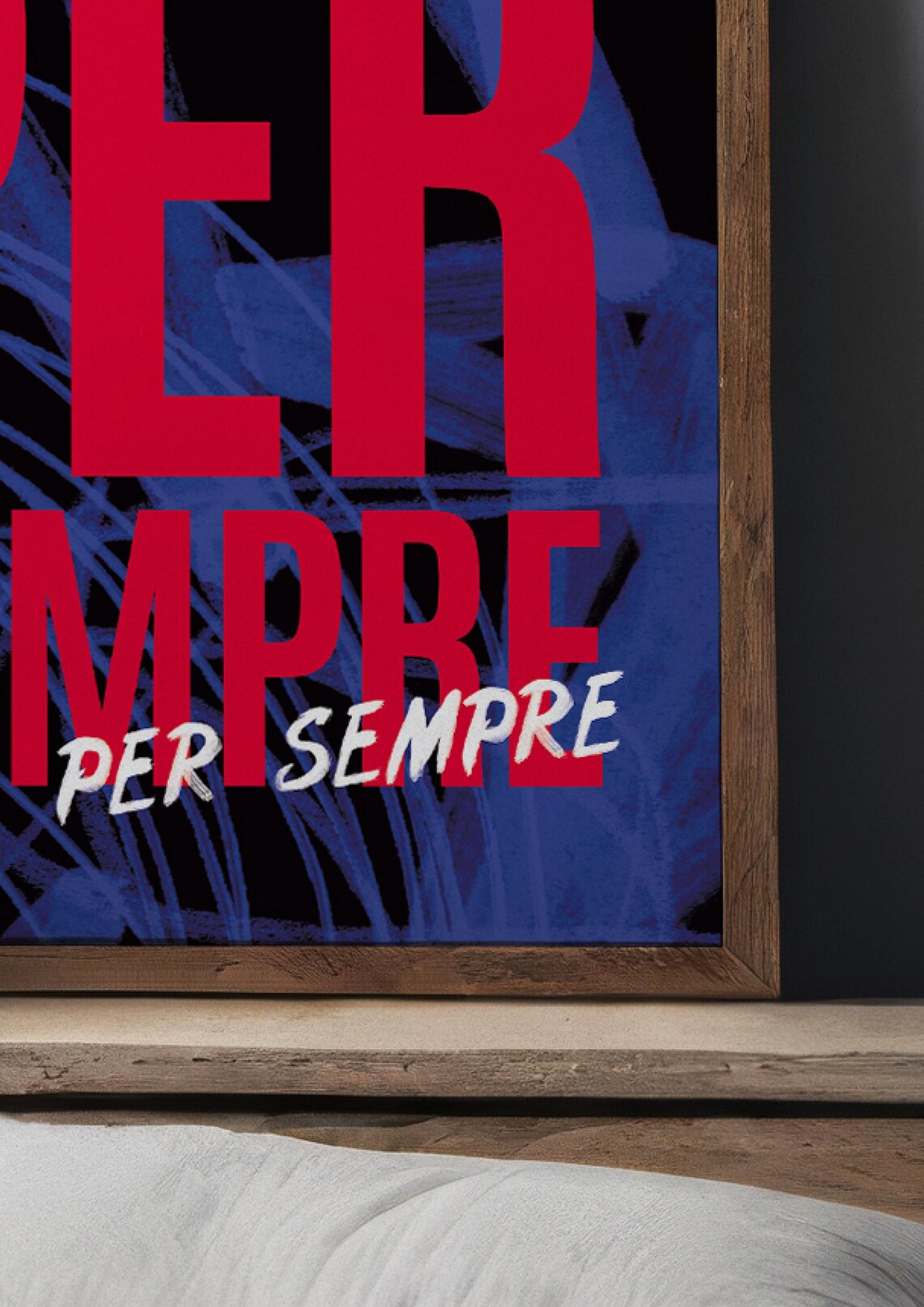 Amore Per Sempre Typographic Poster, Inspiring Text - Image 3