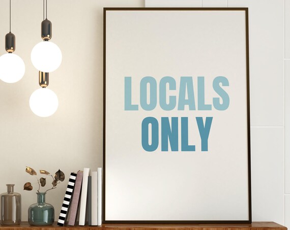 Trendy Coastal Art Coastal Colorful Typography Beach House Decor Seaside Home Poster Aesthetic Surfing Quote Print