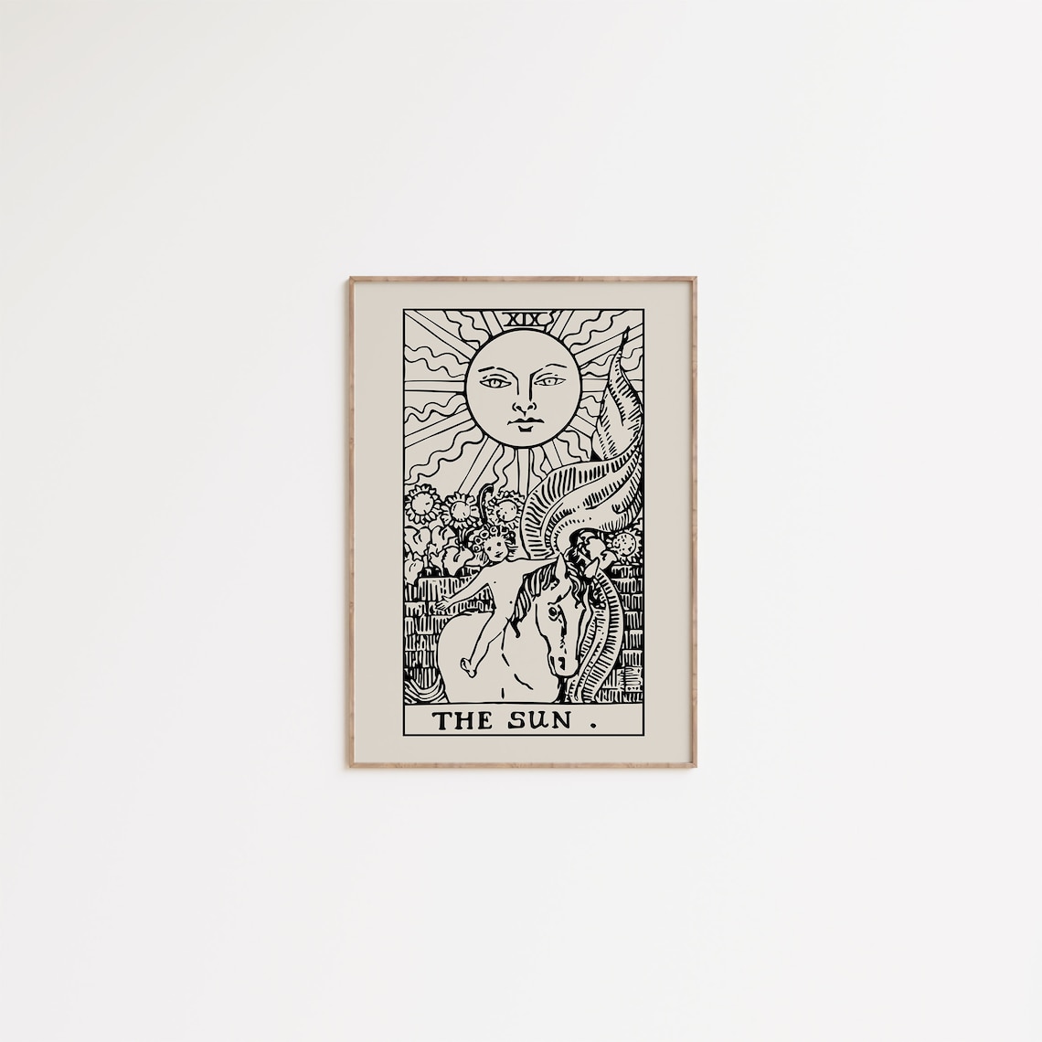 The Sun Tarot Card, Rider-Waite Astrology Art Print - Image 3