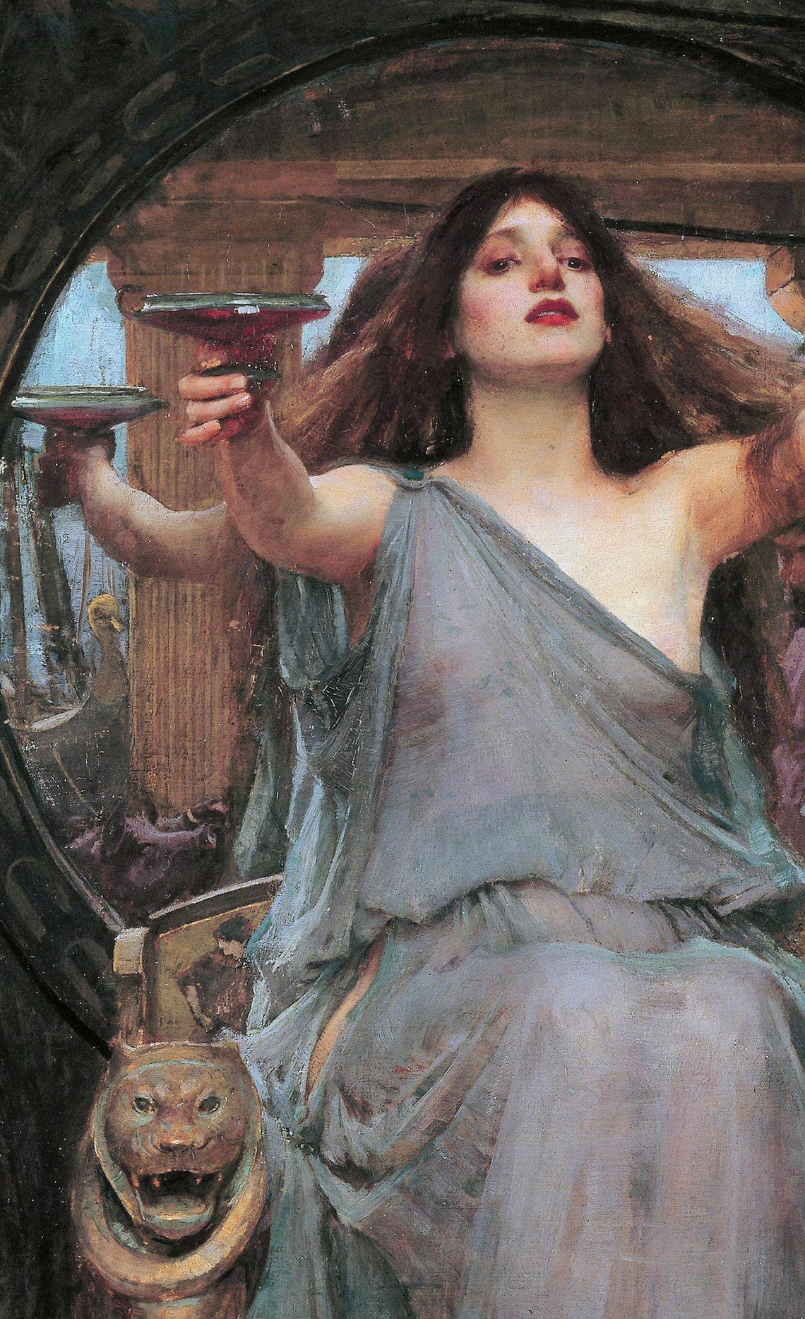 Waterhouse Circe Offering the Cup Classical Oil Painting Poster - Image 2