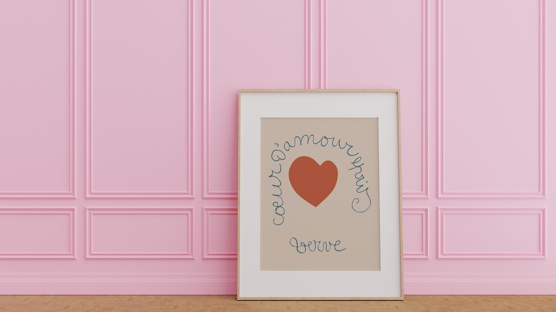 Henri Matisse Coeur D'Amour Epris Vintage Poster - Image 2