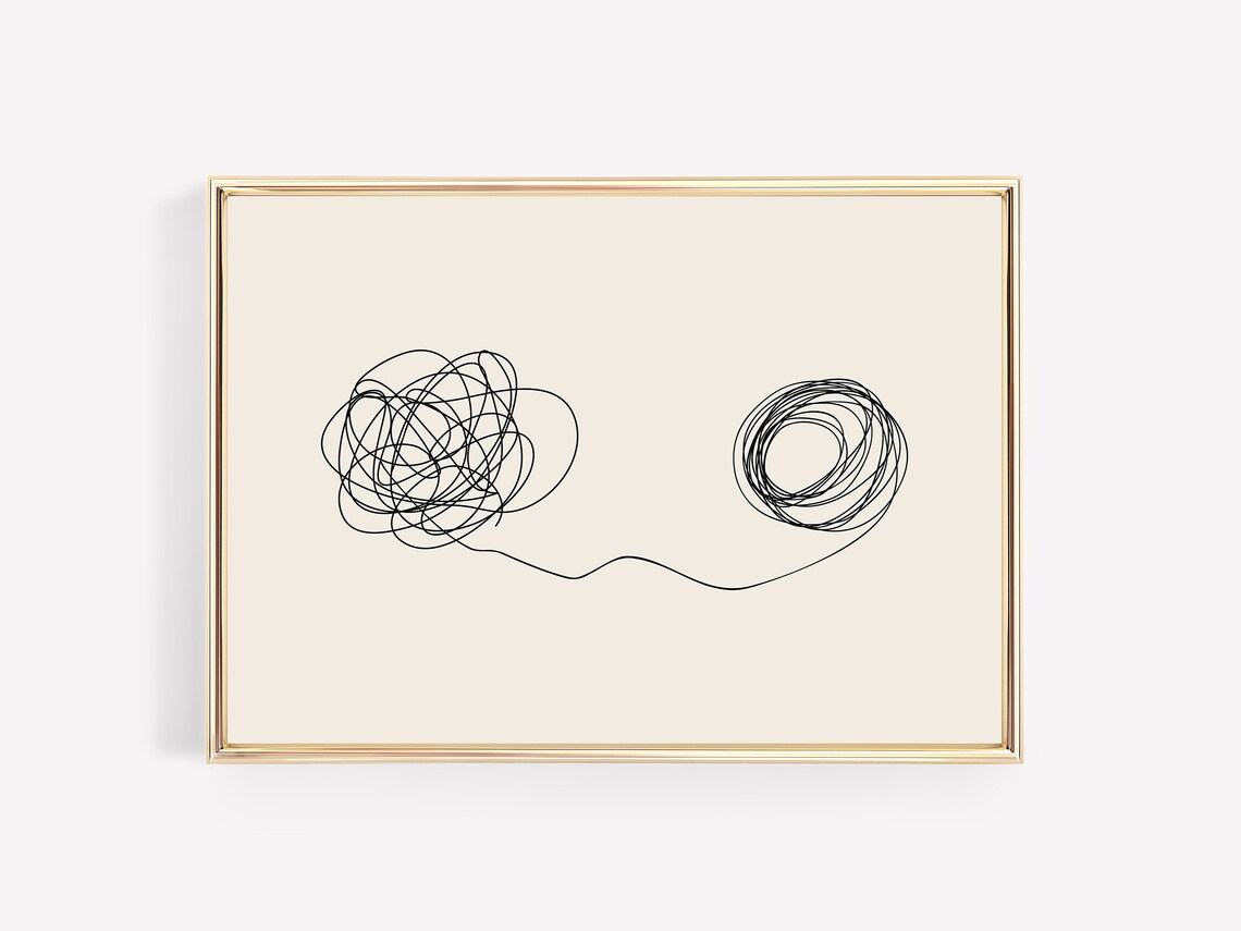 Mental Health Talking Helps Psychology Art Print - Image 3