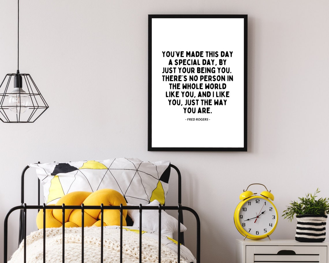 Mister Rogers Youve Made This Day Special Just The Way You Are Poster - Image 2