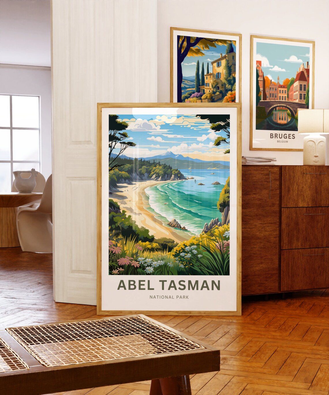 Personalized Abel Tasman Park Travel Poster, New Zealand - Image 5