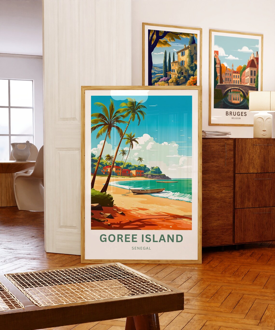 Personalized Goree Island Senegal Cliff Coast Scenic Travel Poster - Image 5