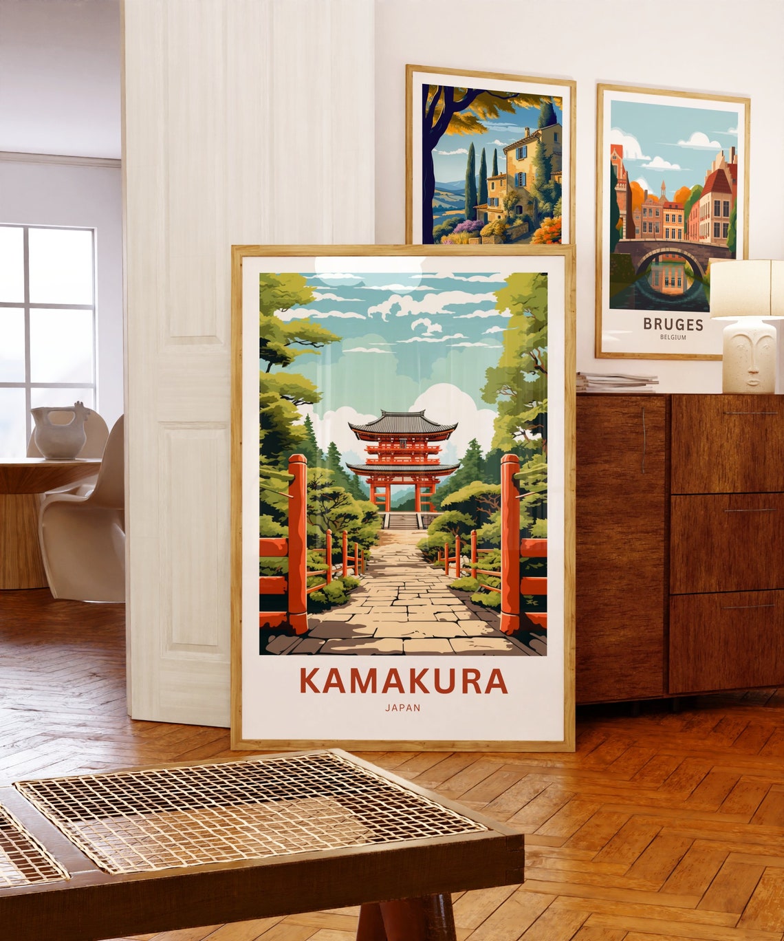 Kamakura Travel Poster, Japan Gift - Image 5