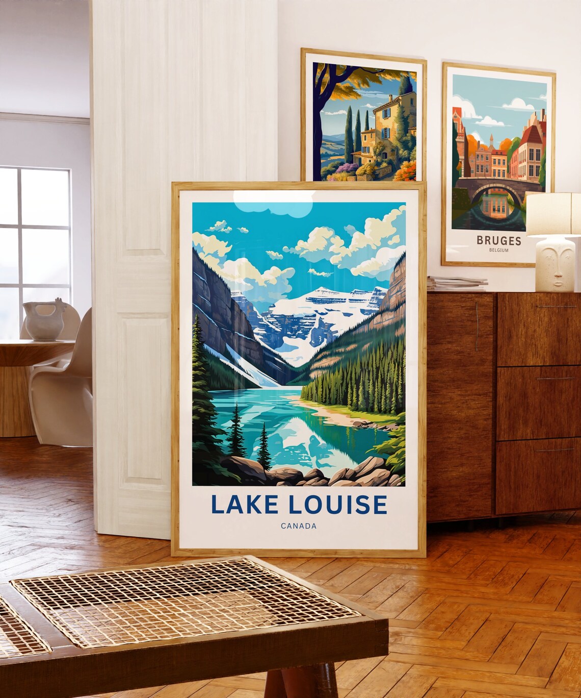 Personalized Lake Louise Travel Poster, Canada Wall Art - Image 5