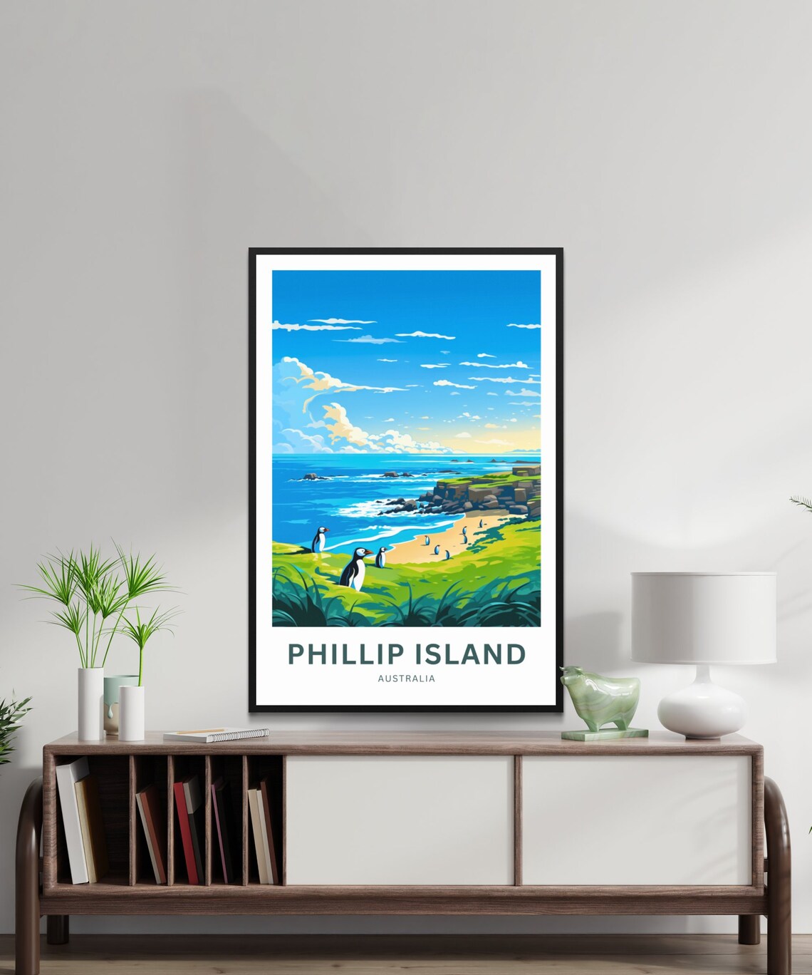 Phillip Island Travel Poster, Australia Wall Art - Image 2