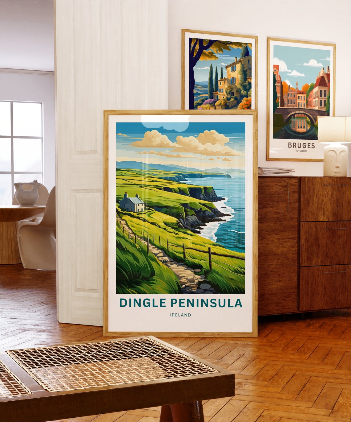 Dingle Peninsula Ireland Personalized Coastal Path Travel Poster - Image 5
