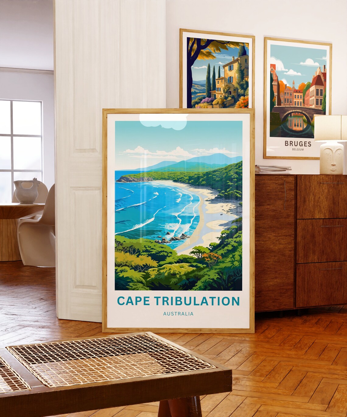 Cape Tribulation Australia Pristine Beach Vintage Travel Poster Gift - Image 5